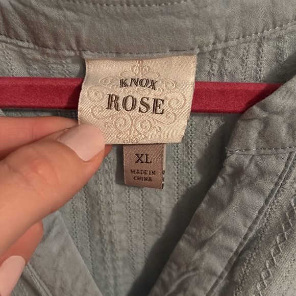 Knox Rose Dusty Blue Dress XL - Picture 2 of 5